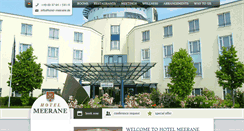 Desktop Screenshot of hotel-meerane.de